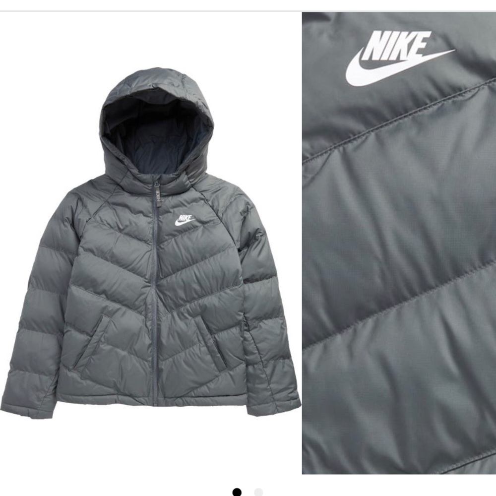 Nike grey jacket size large